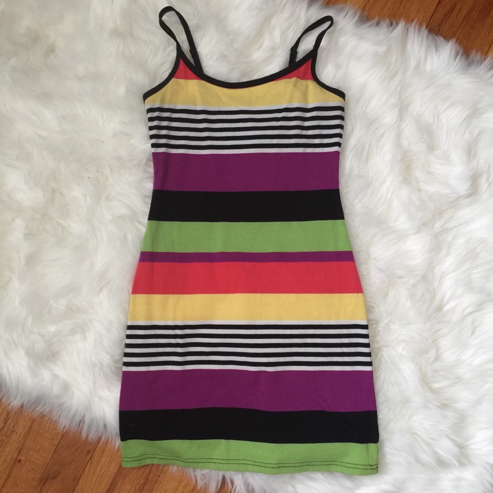 Body Fitting Striped Dress